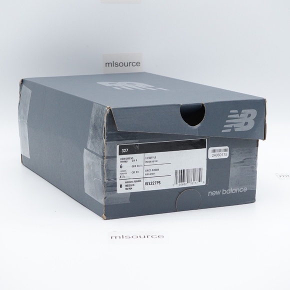 NEW Women's New Balance 327 Sneakers WS327PS Turtledove/Fatigue Green - Picture 7 of 16